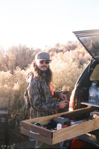 Man getting ready to fish